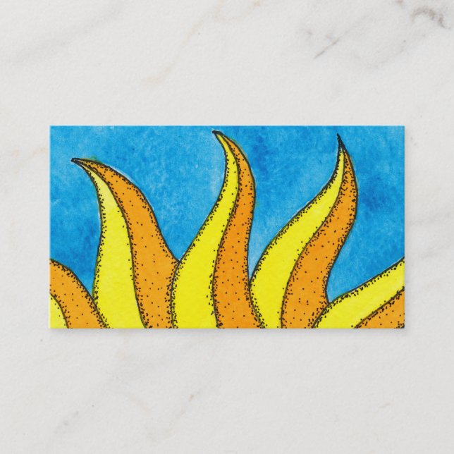 Sun Rays Business Card (Front)