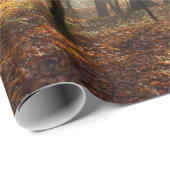 Sun Rays Mystic Misty Forest, Gift Wrapping Paper (Roll Corner)