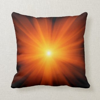 Sun Rays Pillow by Angel86 at Zazzle