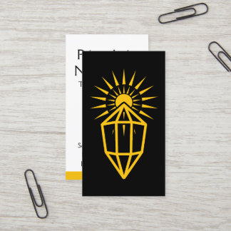 sun rays prism business card