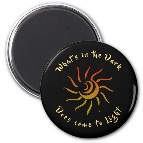 Sun Rays Sunshine Light Inspired Saying Magnet