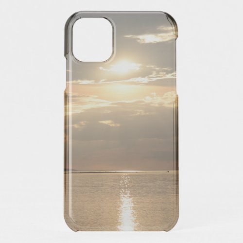 Sun Rays Through Clouds Over Sea iPhone 11 Case