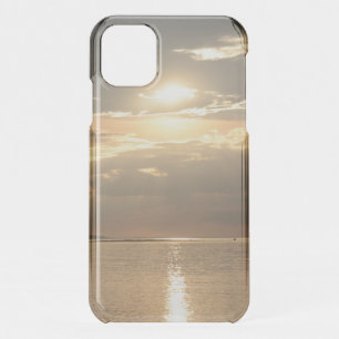 Sun Rays Through Clouds Over Sea iPhone 11 Case