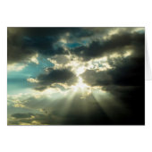 Sun Rays Thru The Clouds Cards (Front Horizontal)