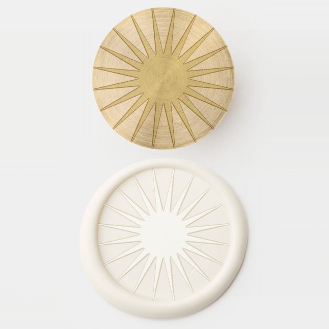 Sun Rays Wax Seal Stamp (Stamped)