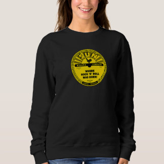 Sun Records Classic Vinyl Where Rock N Roll Was Bo Sweatshirt
