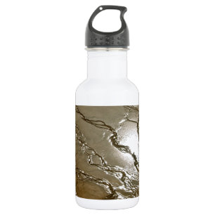 SUN REFLECTING IN A VOLCANIC THERMAL POOL WATER BOTTLE