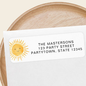 Sun Return Address Label