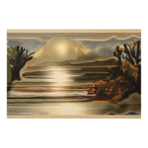 Sun Rise On the Desert Southwestern Abstract Art