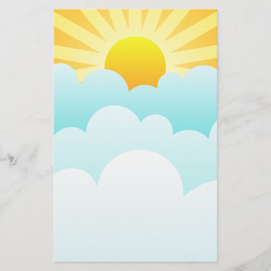 Sun Rising Above The Clouds (Front)