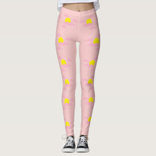 Soft Cloud Pink Sky Leggings