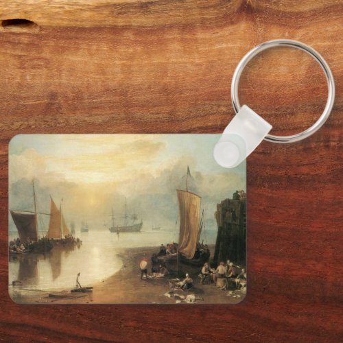 Sun Rising Through Vapour by Joseph Turner Keychain