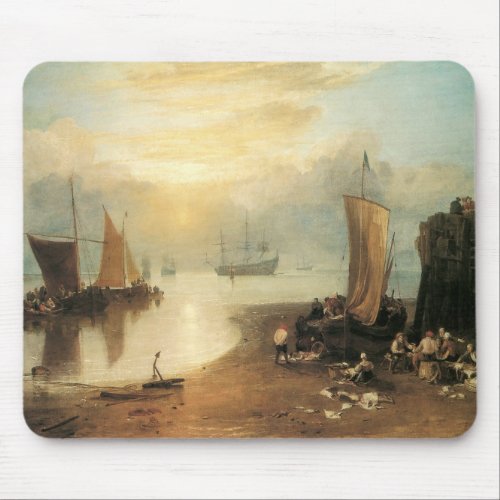 Sun Rising Through Vapour by Joseph Turner Mouse Pad