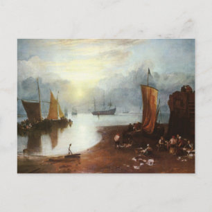 Sun Rising Through Vapour Fishermen, J.M.W. Turner Postcard