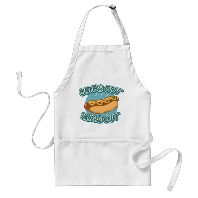 Sun’s Out Buns Out Adult Apron (Front)