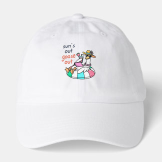 Sun’s Out Goose Out Funny Summer Duck Hat