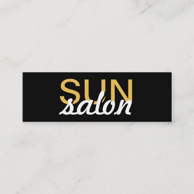 sun salon manicures punch card (Front)
