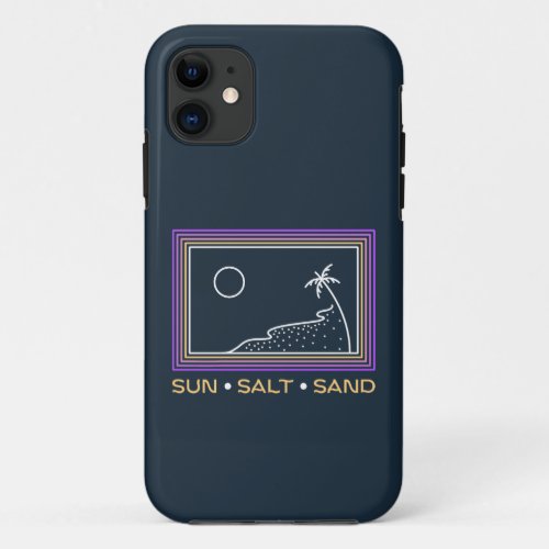 Sun Salt Sand 1 iPhone 11 Case