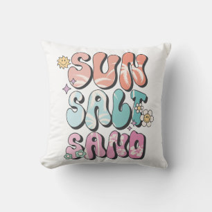 Sun Salt Sand Throw Pillow