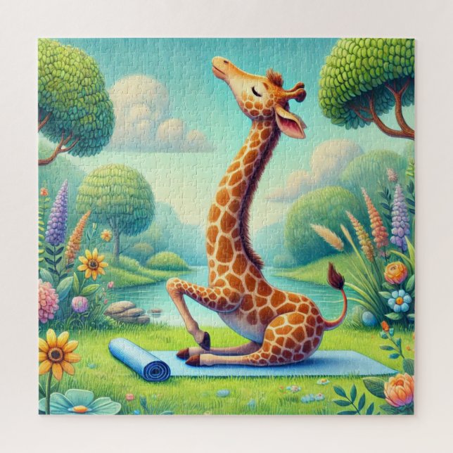 Sun Salutation Jigsaw Puzzle (Vertical)