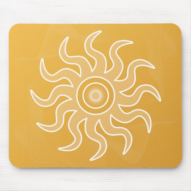 Sun Salutation Mouse Pad (Front)