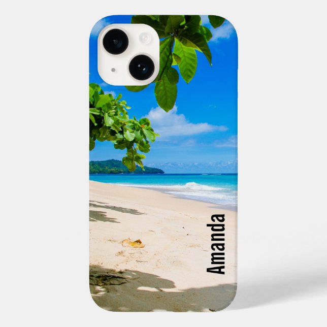 Sun Sand and Surf Tropical Beach Case-Mate iPhone Case (Back)