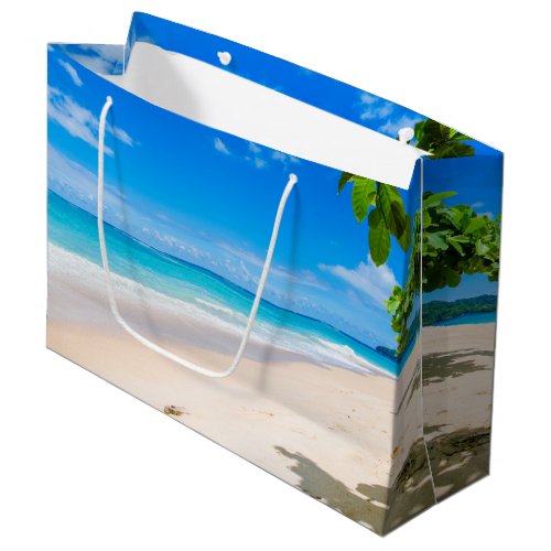 Sun Sand and Surf Tropical Beach Large Gift Bag