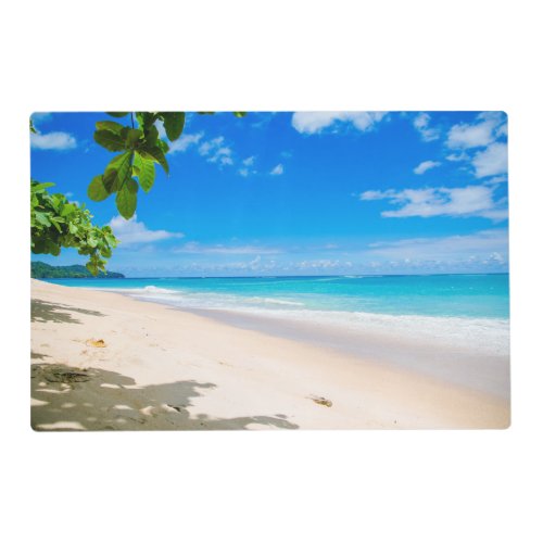 Sun Sand and Surf Tropical Beach Placemat