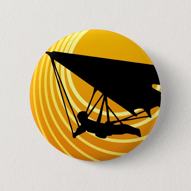 sun scene hang gliding button (Front)