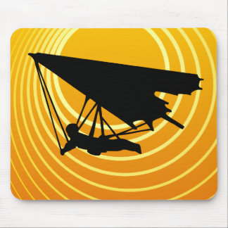 sun scene hang gliding mouse pad