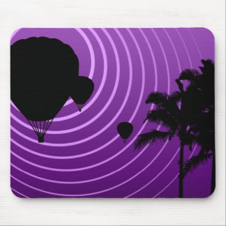 sun scene hot air balloons mouse pad