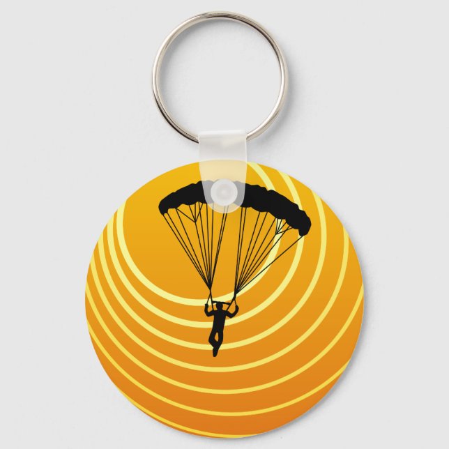 sun scene skydiver keychain (Front)
