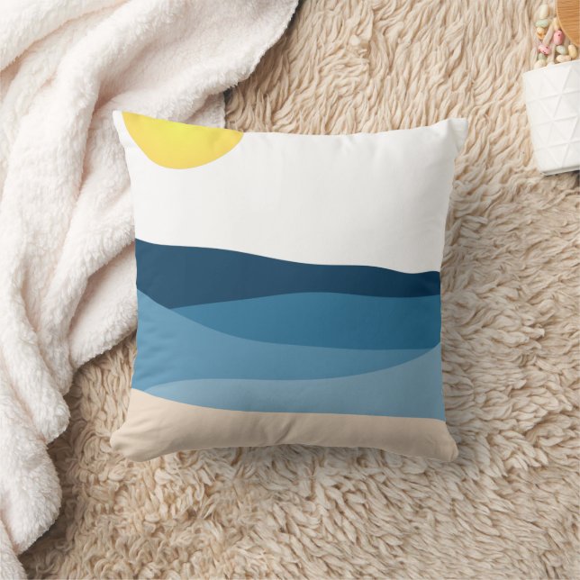 SUN SEA OCEAN THROW PILLOW (Blanket)