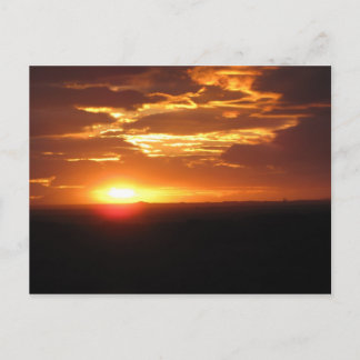 sun set postcard