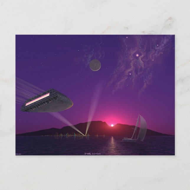 Sun Set Sail Postcard (Front)