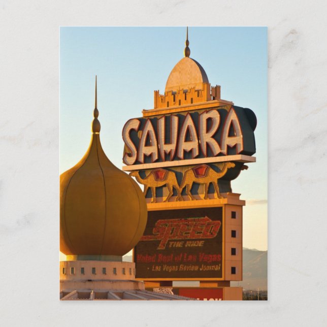 Sun Sets On The Sahara Postcard (Front)