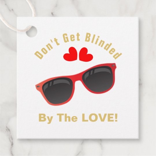 Sun Shades Wedding Favor Tags Zazzle Com