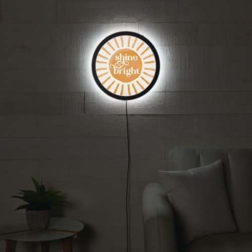 Sun Shine Bright Boho LED Sign