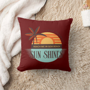 Sun Shine Throw Pillow