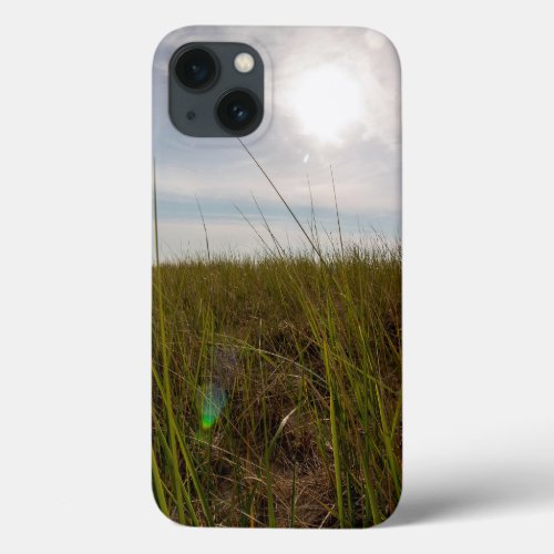 Sun shining through the tall grass iPhone 13 case