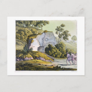 Sun shrine, Peru, from 'Le Costume Ancien et Moder Postcard