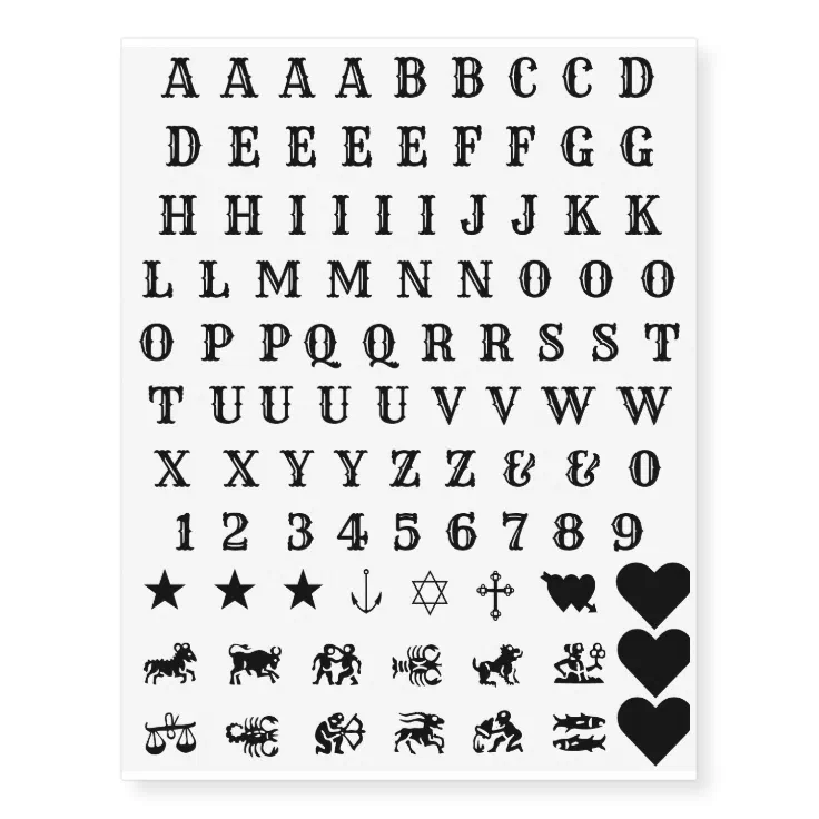 Wall Tattoo Wall Sticker Wall Stickers Colourful Letters A-Z and numbers 0-9 on Set 