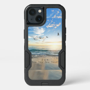 Sun. Sky. Sea. Sand. Beach Scene iPhone 13 Case