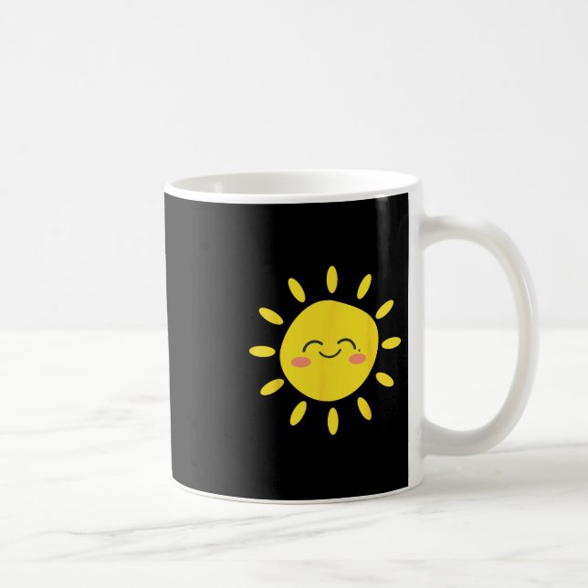 Sun Smiling Sunshine Cute Lovely Summer Love Vacat Coffee Mug (Right)