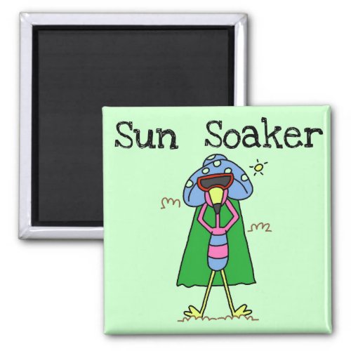 Sun Soaker Flamingo Tshirts and Gifts Magnet