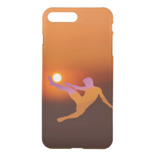 Sun Soccer iPhone X/8/7 Plus Clear Case