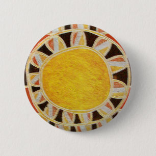 SUN SOLAR ENERGY BUTTON