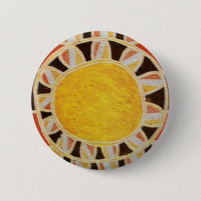 SUN SOLAR ENERGY BUTTON (Front)