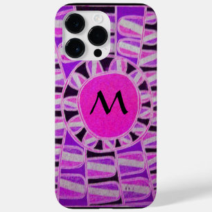 SUN SOLAR ENERGY MONOGRAM Pink Purple Black Case-Mate iPhone 14 Pro Max Case