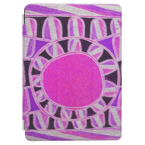 SUN SOLAR ENERGY Pink Purple Fuchsia Black White iPad Air Cover